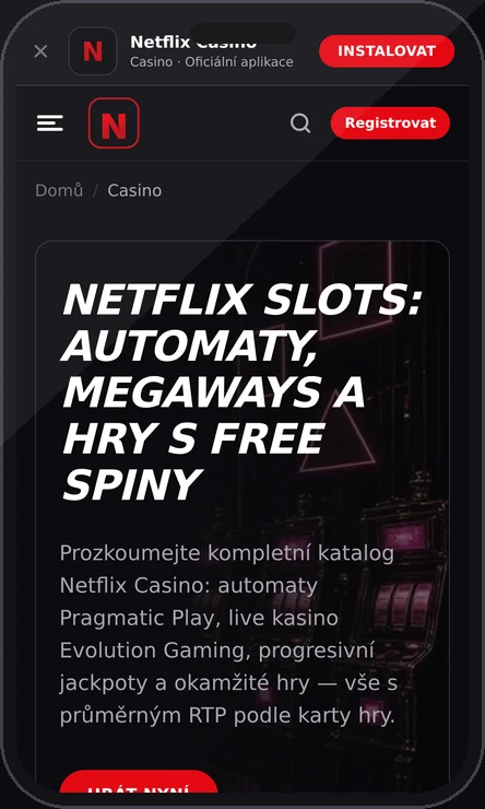 Netflix Casino Aplikace na smartphonu — 2